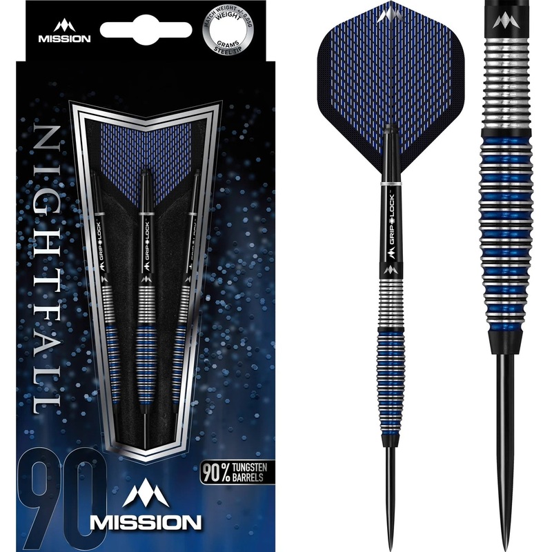 Mission Nightfall Darts – Steel Tip – M4 – Curved 24g