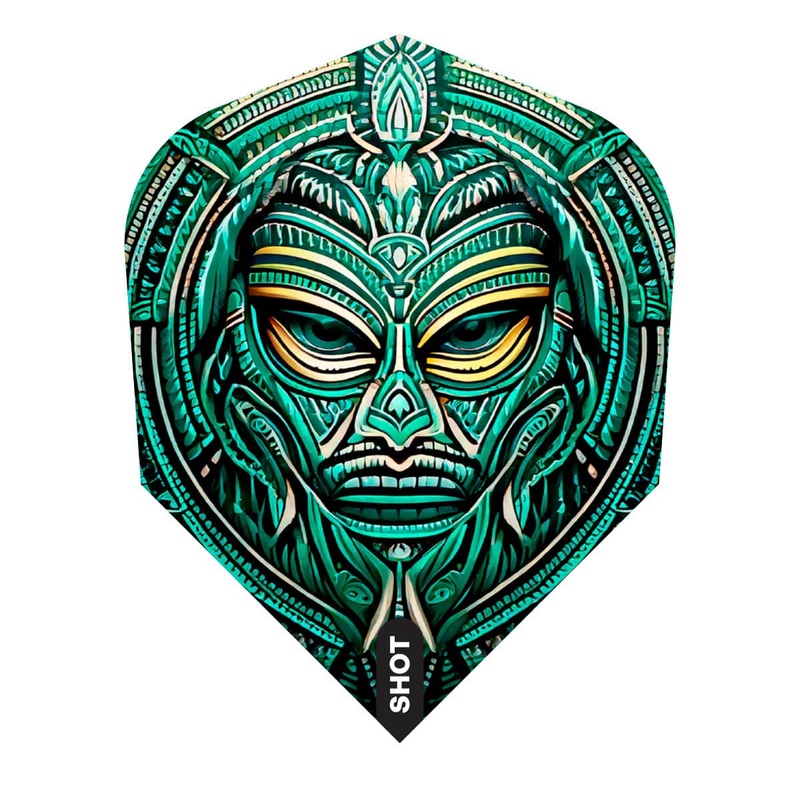 Shot Tribal Weapon Dart Flights – 100 Micron – Standard No6 – Toki