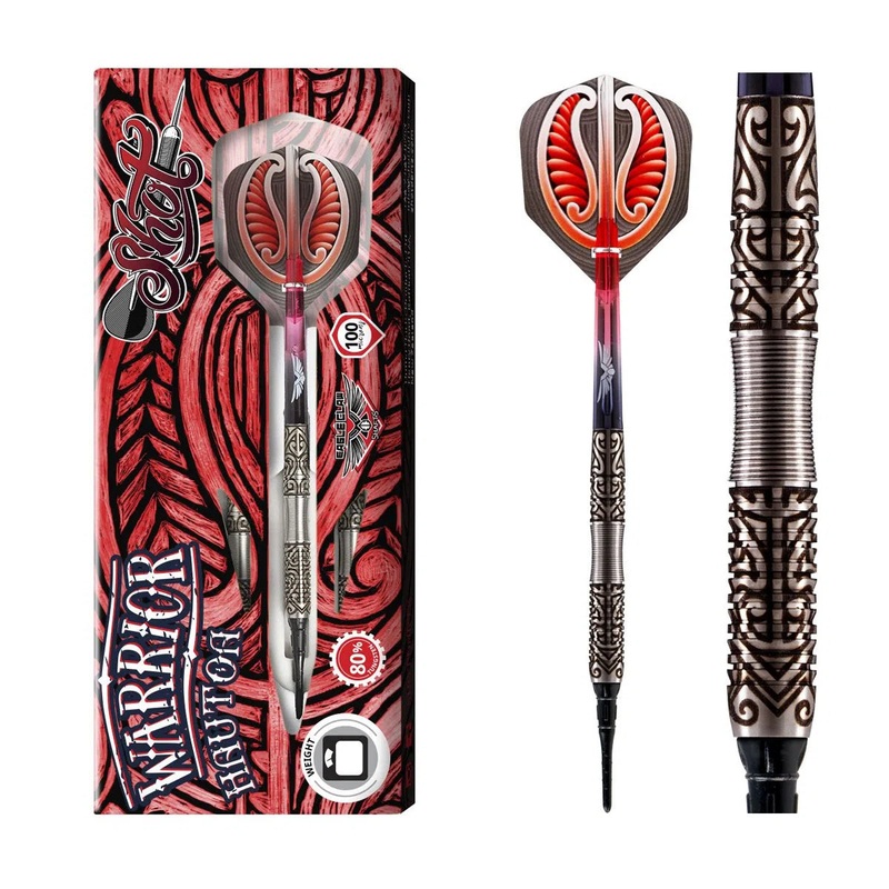 Shot Warrior Hautoa 80% Tungsten Soft Tip Darts 18 GRAM