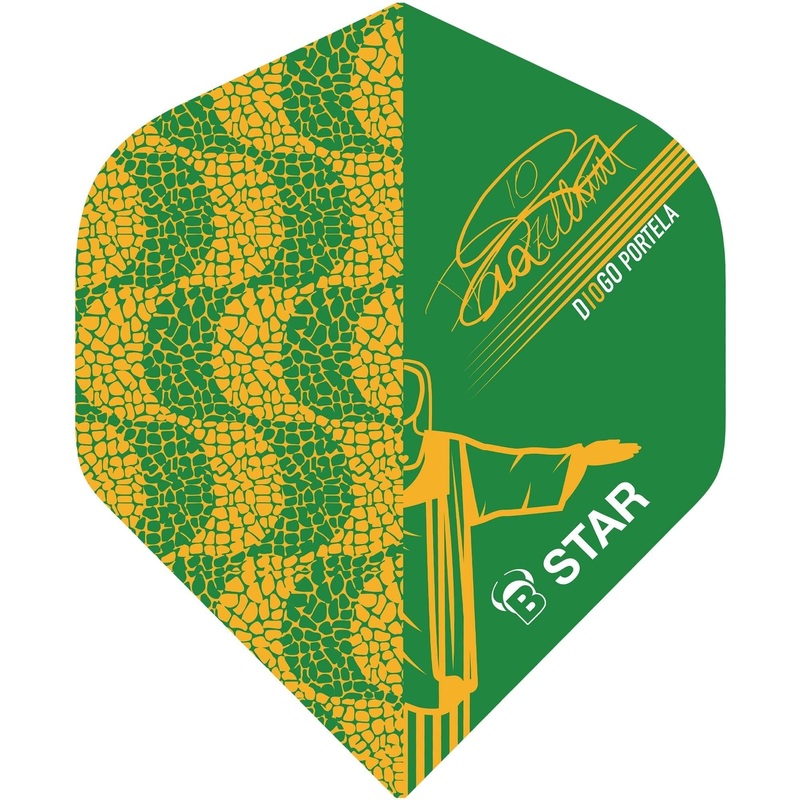 *BULL’S B-Star Dart Flights – 100 Micron – A-Std – Diogo Portela