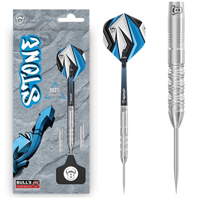 Bull’s DE Stone S3 90% Tungsten Steel Tip Darts 21 GRAM