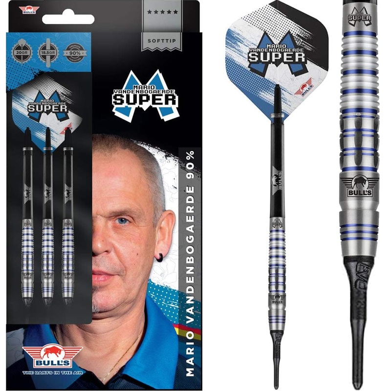 *Bulls Mario Vandenbogaerde Darts – Soft Tip – 90% 20g
