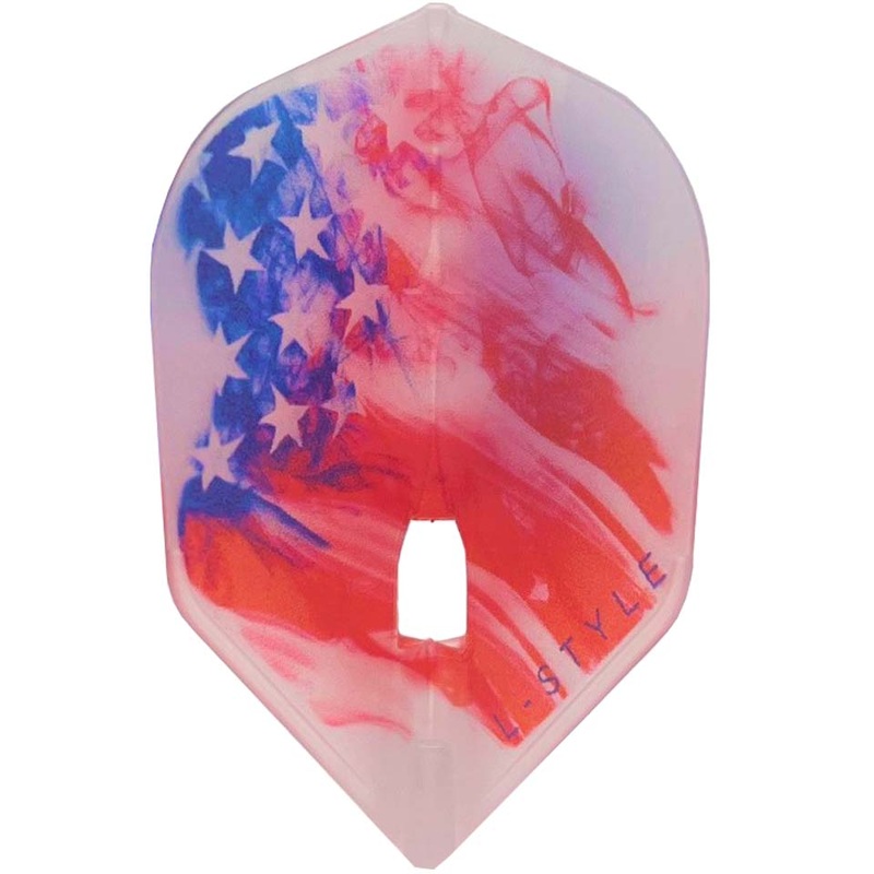 L-Style Pro American Flag V2 Dart Flights – L3 / Shape