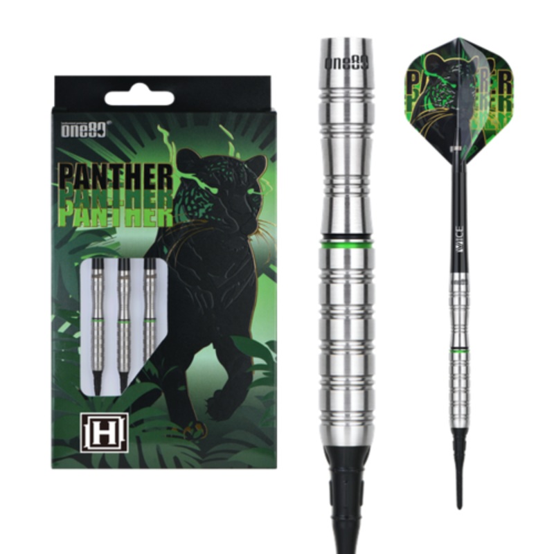 One80 Panther-H 16 gram 80% Tungsten Soft Tip Dart Set