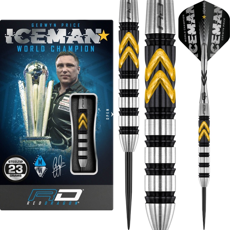Red Dragon – Gerwyn Price Thunder SE Darts – Steel Tip – 90% Tungsten – 23g 25g 23 grams