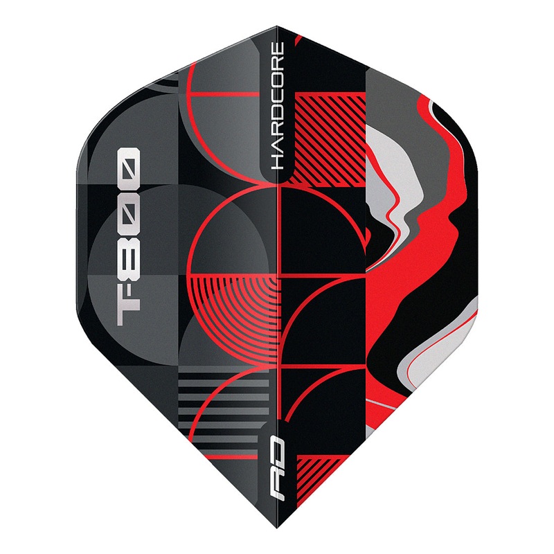 Red Dragon Hardcore Premium T800 Dart Flights No2 Standard