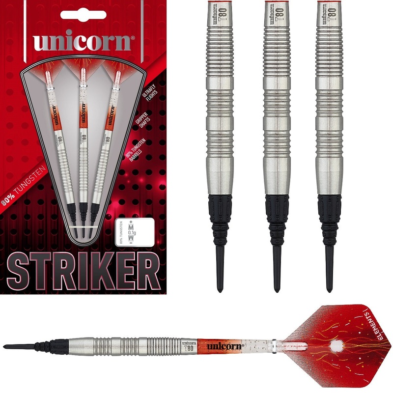 Unicorn Striker Type 3 80% Tungsten Soft Tip Darts 21 Gram