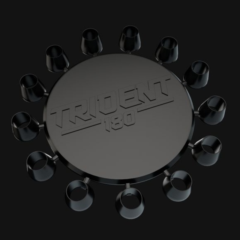 Winmau Trident 180 – Dart Point Cones Black