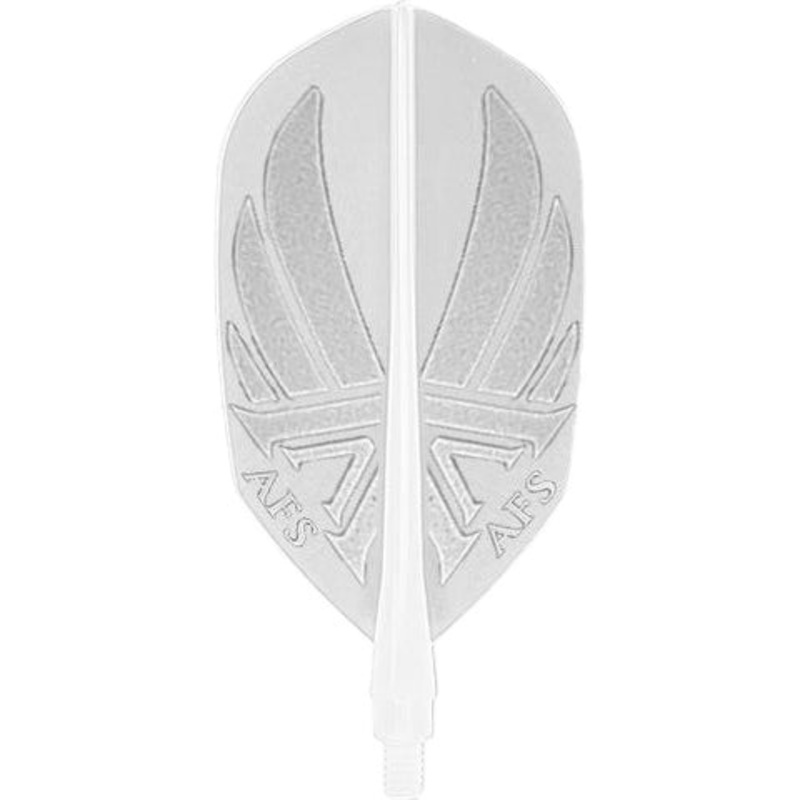 Accurate AFS Dart Flights – Slim Hard Milky White
