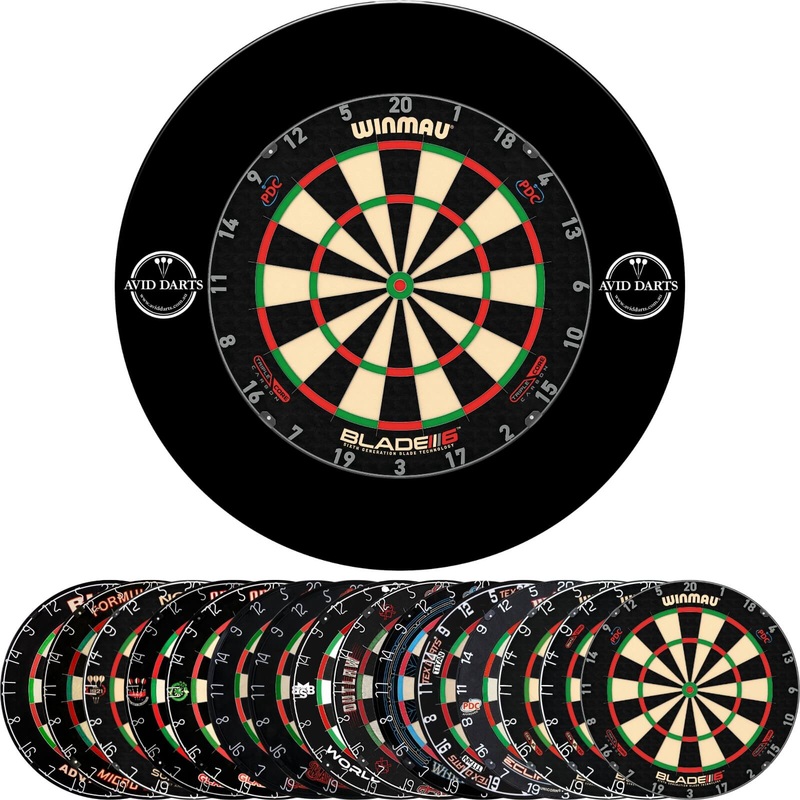 Avid Darts – Side Logo Dartboard Surround & Dartboard Bundle – Choose Your Board Bulls NL – Advantage 501