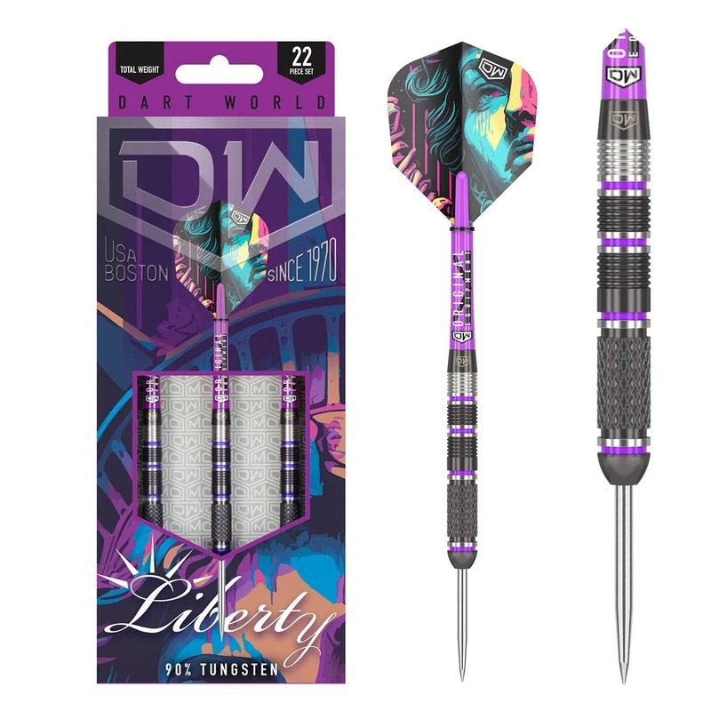 DW Liberty 90% Tungsten Steel Tip Darts 23 GRAM