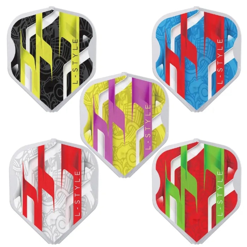 L-Style L1EZ Mamo Series Signature Champagne Darts Flights Black