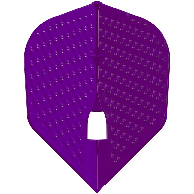 L-Style Pro Dimpled Dart Flights – L3 / Shape Purple