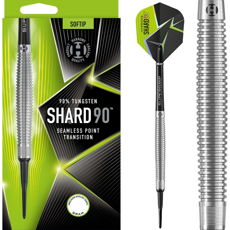 Shard 90% Tungsten Soft Tip Darts by Harrows 18 Gram