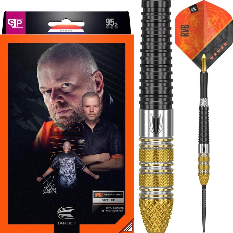 Target – RVB95 Gen 4 Darts – Swiss Point – Steel Tip – 95% Tungsten – 21g 23g 25g 21 grams