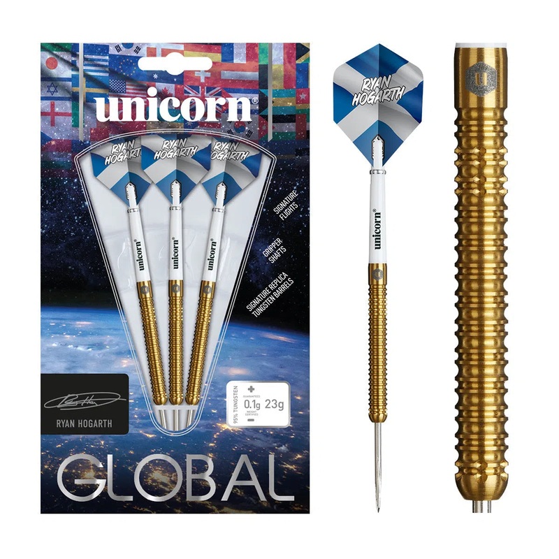 Unicorn Ryan Hogarth Global 95% Tungsten Steel Tip Darts 23 GRAM
