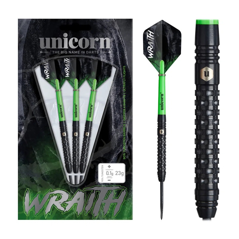 Unicorn Wraith 90% Tungsten Steel Tip Darts 21 GRAM