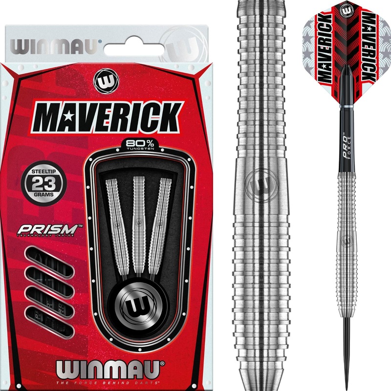 Winmau – Maverick Darts – Steel Tip – 80% Tungsten – 21g 22g 23g 24g 25g 21 grams