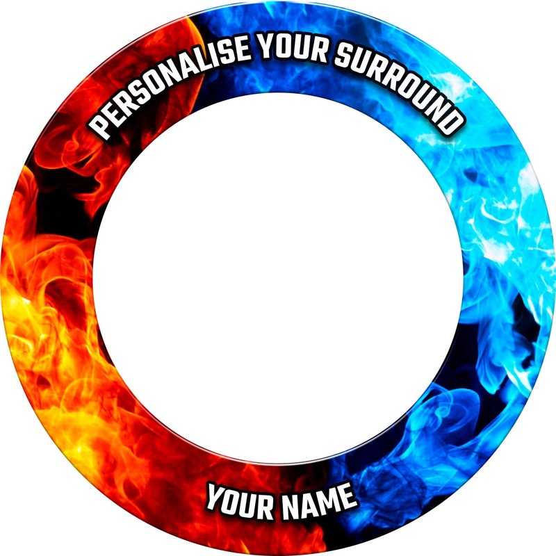 Designa Dartboard Surround – Design Collection – Heavy Duty – Fire and Ice Default Title