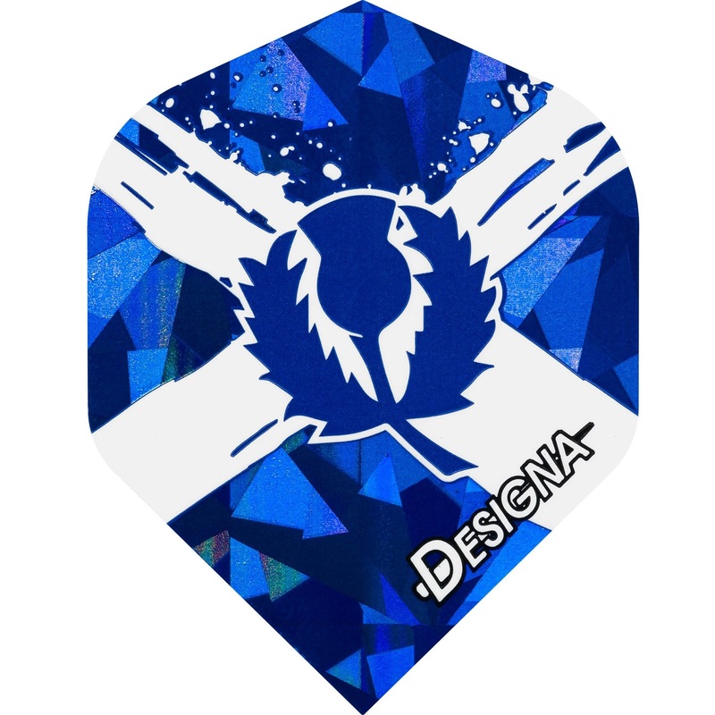 Designa Patriot Dart Flights – Hologram – Std – Scotland