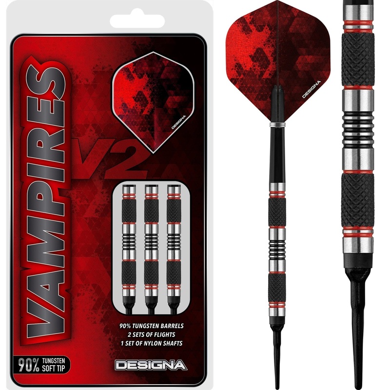 Designa Vampires V2 Darts – Soft Tip – M1 18g
