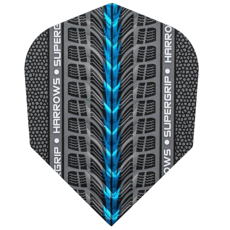 Harrows Supergrip Blue 100 Micron dart Flights 1701 Blue 1701