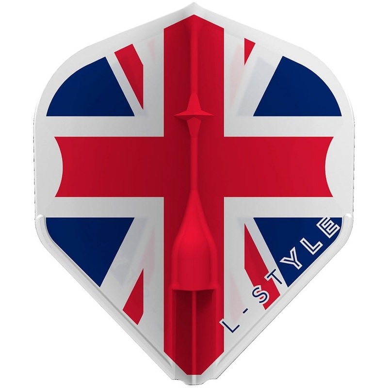 L-Style – EZ L-Flights – Integrated Champagne Ring – L1 – Union Jack – Clear White