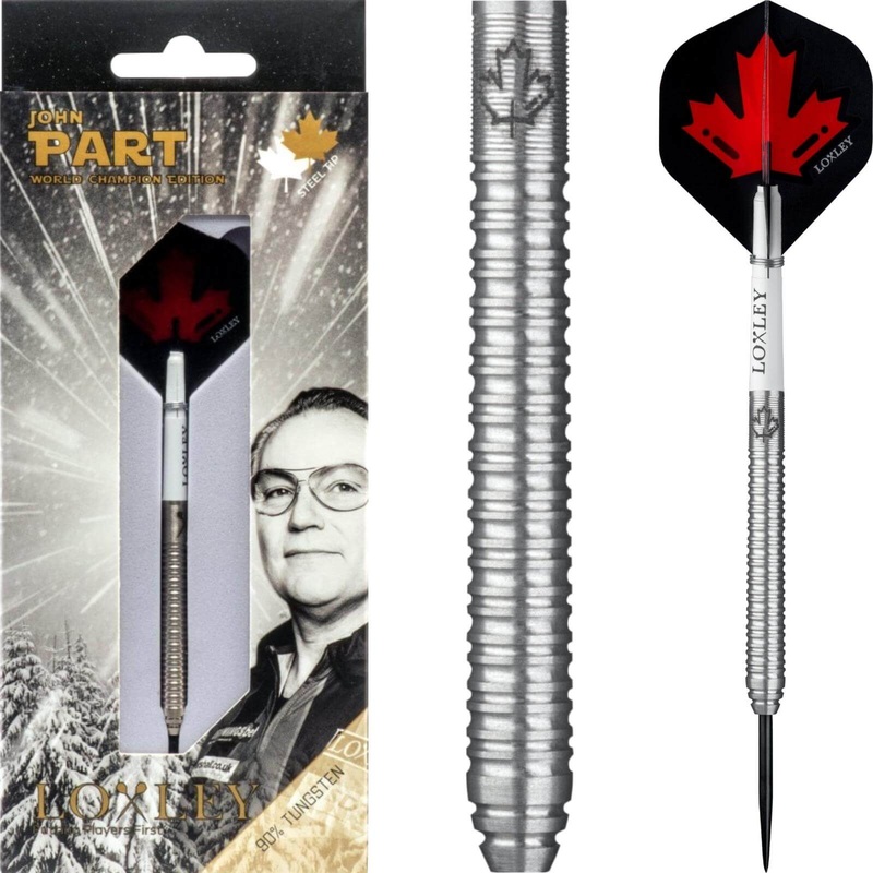 Loxley – John Part Darts – Steel Tip – 90% Tungsten – 22g 24g 26g 22 grams