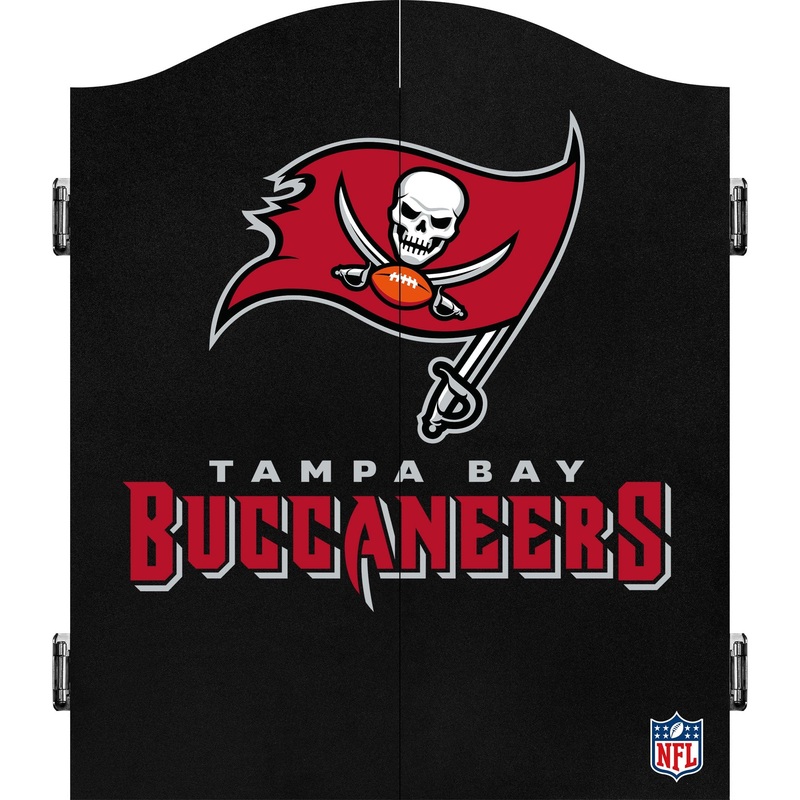 NFL – Dartboard Cabinet – Official Licensed – Tampa Bay Buccaneers