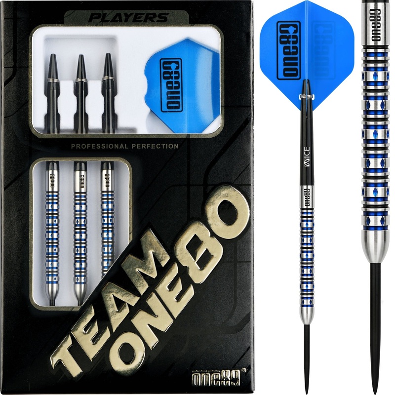 One80 Alexis Toylo Darts – Steel Tip – Cool Cat – Blue – 22g 22g
