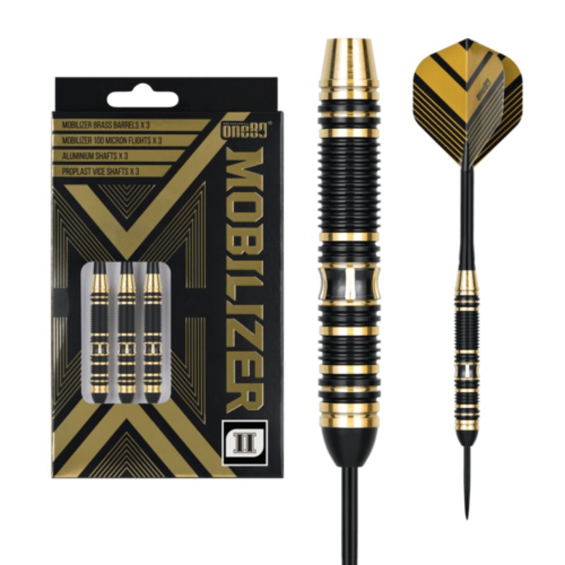 One80 Mobilizer 02 20 gram Brass Steel Tip Dart Set