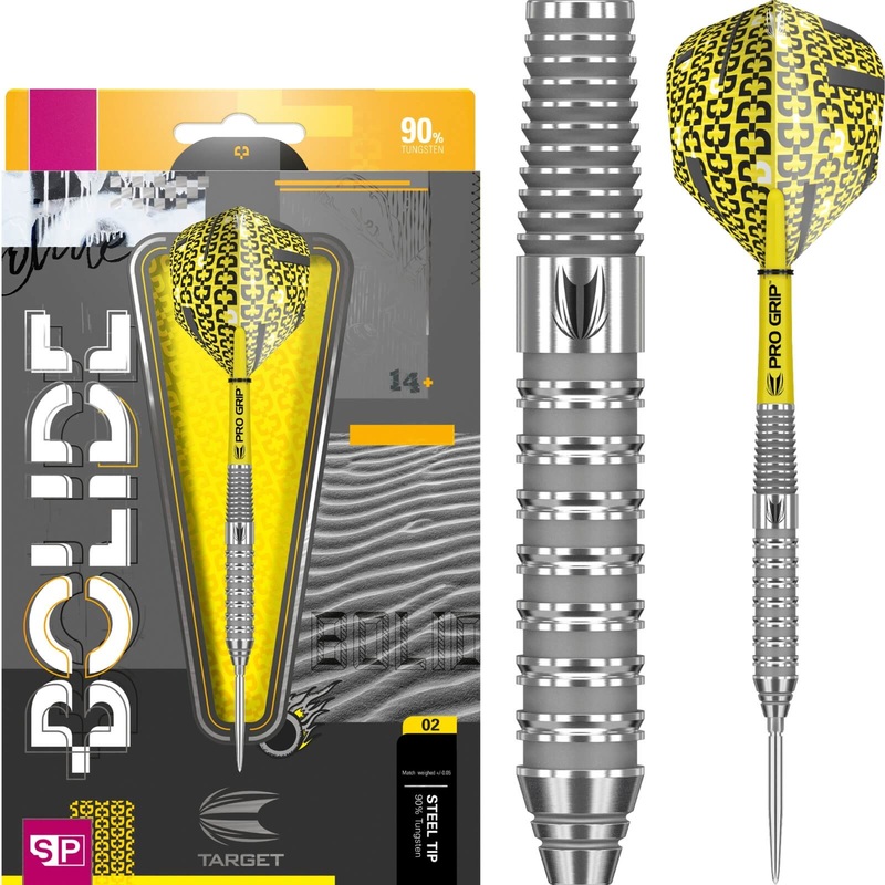 Target – Bolide 02 Darts – Swiss Point – Steel Tip – 90% Tungsten – 21g 23g 25g 21 grams
