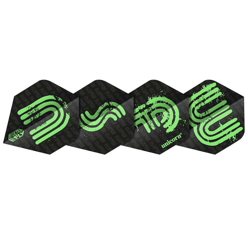 Ultrafly.100 NSFW Green Standard Dart Flights by Unicorn