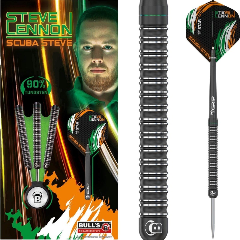 BULL’S – Steve Lennon Darts – Steel Tip – 90% Tungsten – 22g 24g 22 grams