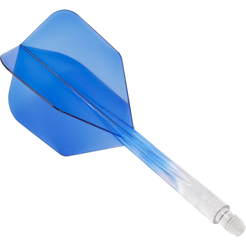Condor AXE Gradient Dart Flights – Small – Clear Blue Long