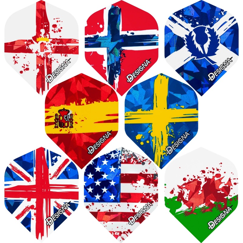 Designa – Countries – Big Wing Dart Flights Northern Ireland