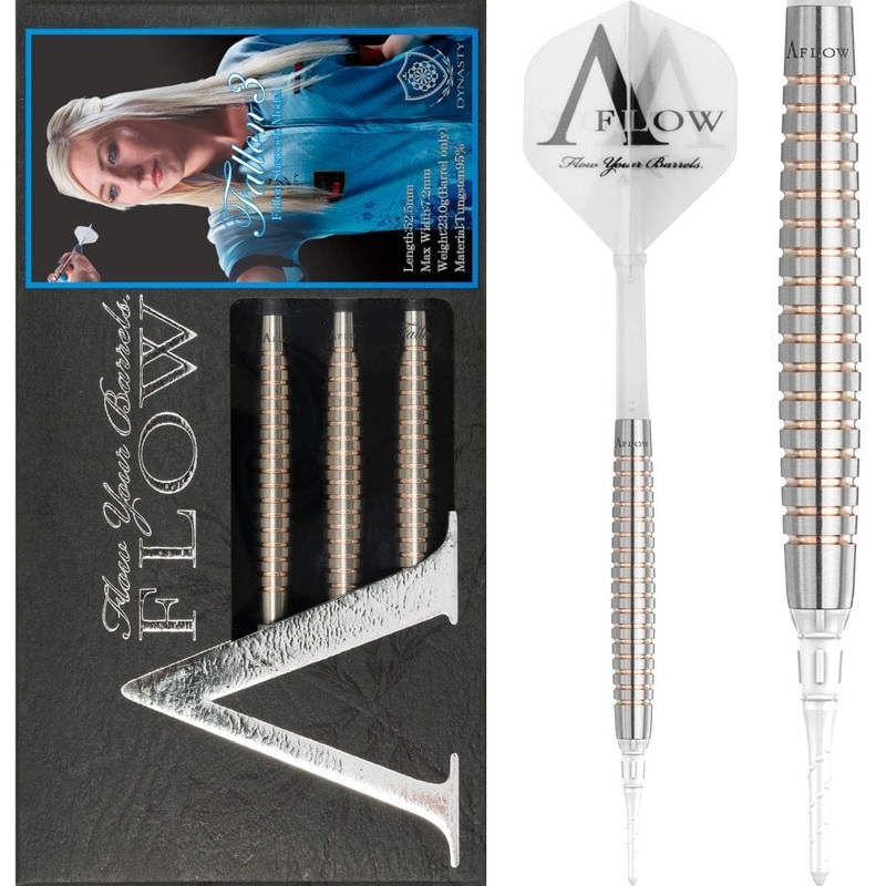 Dynasty Darts – Black Line CT – Soft Tip – Fallon Sherrock – Pink Gold – Fallon 3 23g