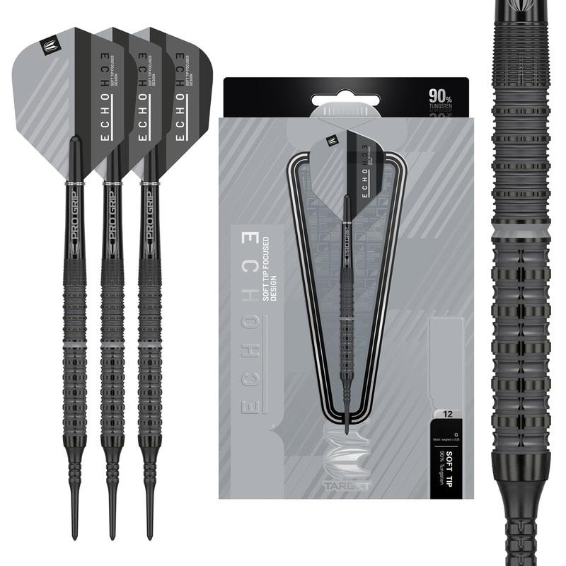 Echo 12 90% Tungsten Soft Tip Darts By Target 19 Gram