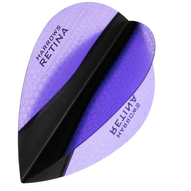 Harrows Retina-X Pear Purple Dart Flights Purple