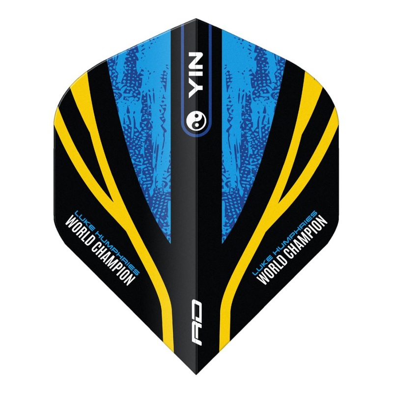 Luke Humphries World Champion Yin Yang Standard Dart Flights Yellow No2 Standard