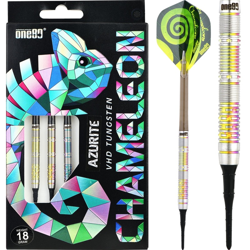 One80 Chameleon Darts – Soft Tip Tungsten – Azurite 18g