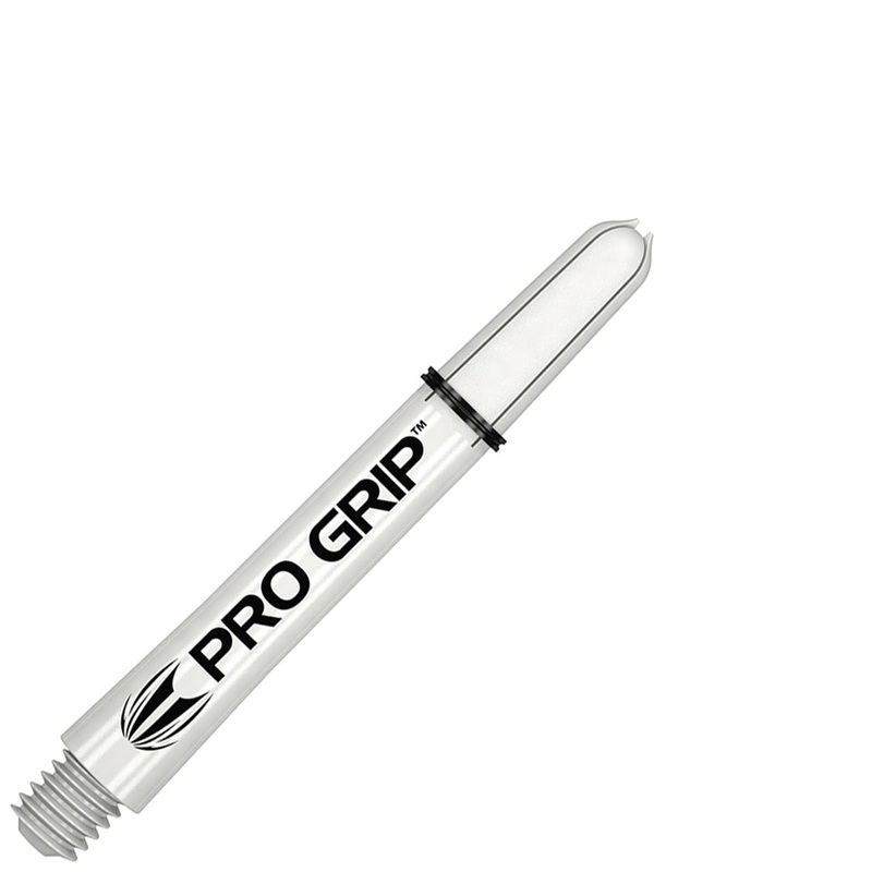 Target Pro Grip Nylon Dart Shafts – Short White (3 Sets)