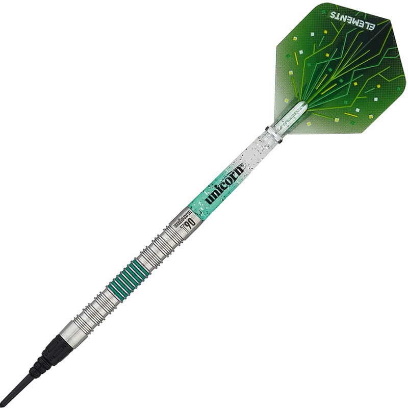 Unicorn T90 Core XL Green Type 2 Soft Tip Darts – 21gm