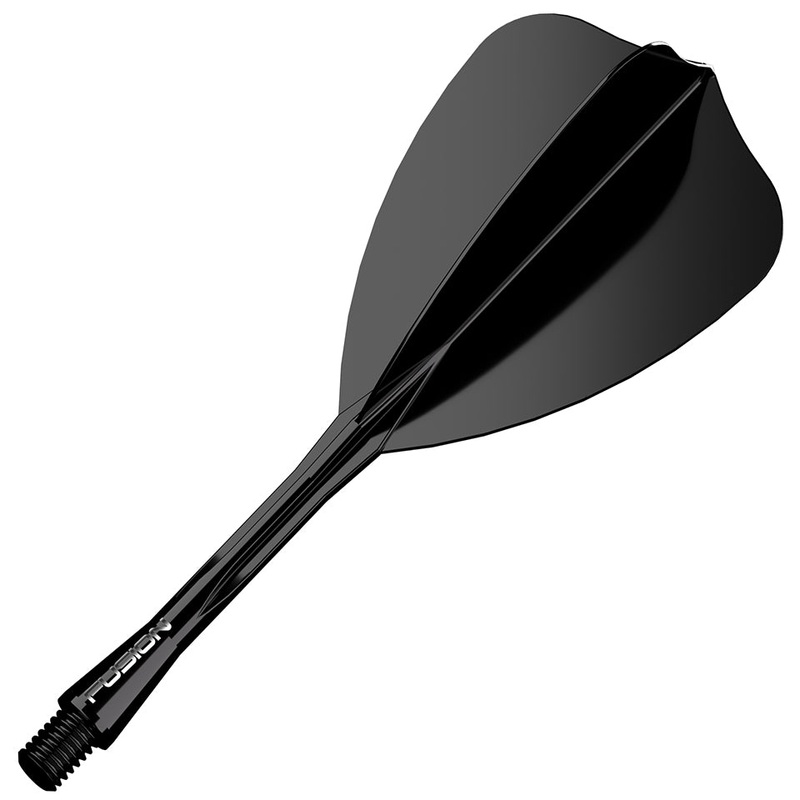 Winmau Fusion Integrated Flight & Shaft System – Arrow Medium Black