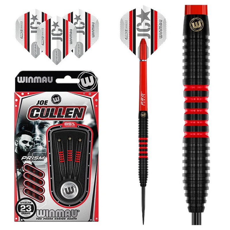 Winmau Joe Cullen Pro-Series 85% Tungsten Steel Tip Darts 23 GRAM