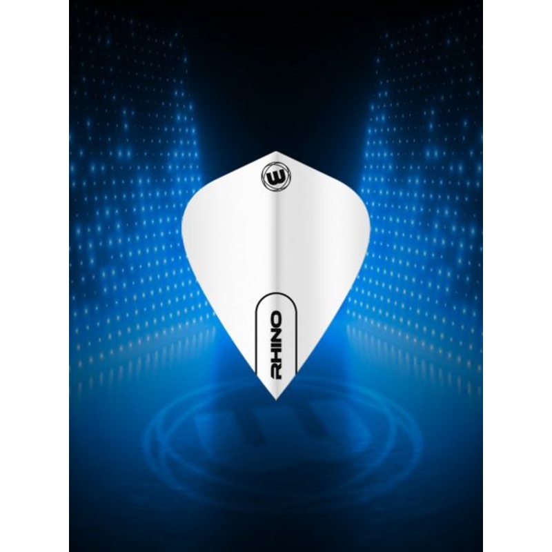 Winmau Rhino White Kite Kite 100 Micron Poly metronic extra thick