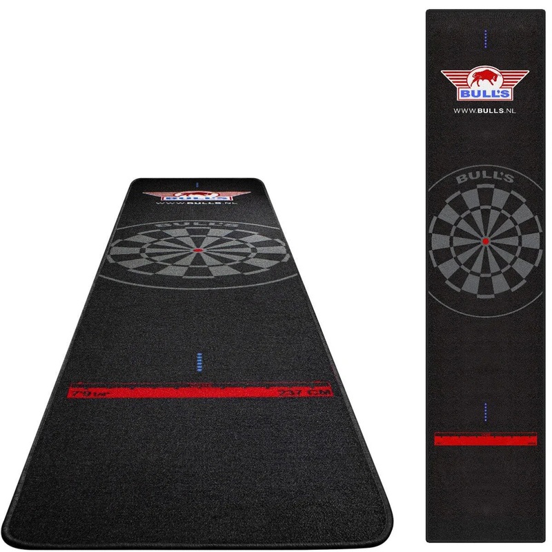 Bull’s NL Carpet Dartmat Black-Black 300x65cm