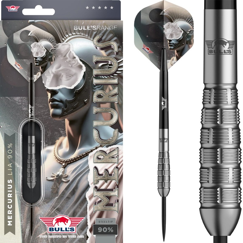Bulls Mercurius Darts – Steel Tip – 90% Tungsten – Lia 16g
