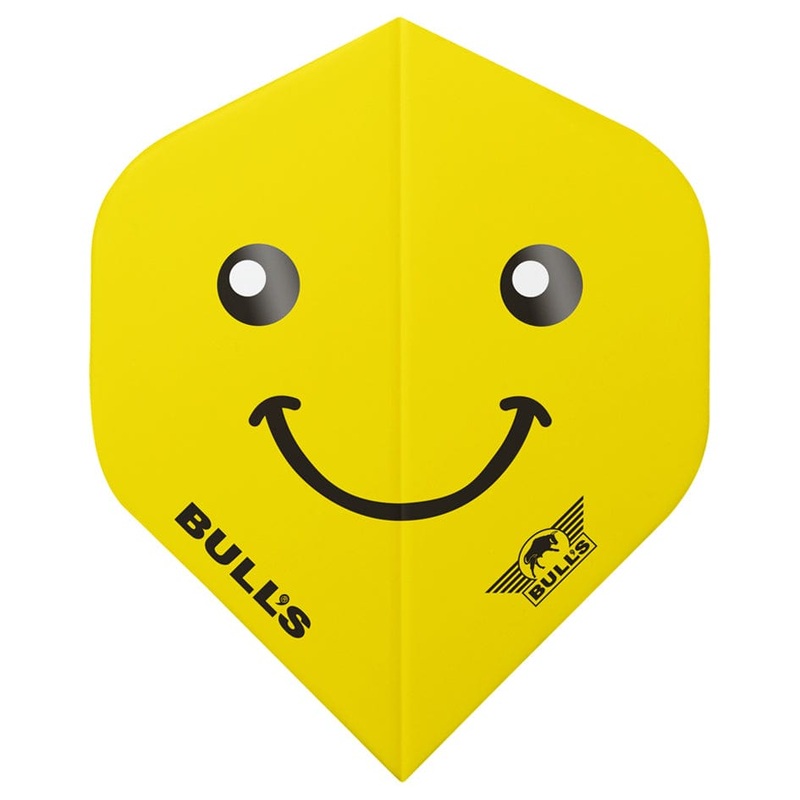 Bulls Powerflite Dart Flights – 100 – Std – Smiley