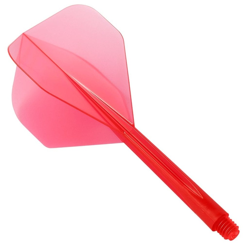 Condor Dart Flights – Zero Stress – Standard – Clear Red Long